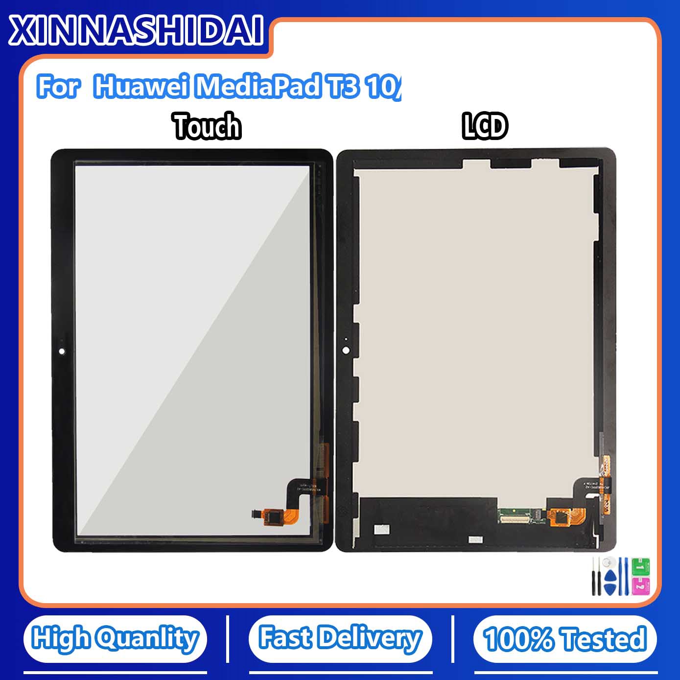 ο 9.6 LCD ȭ MediaPad T3-10 T3 10 AGS-L03 AGS-L09 AGS-W09 LCD ÷ ġ ũ Ÿ º 